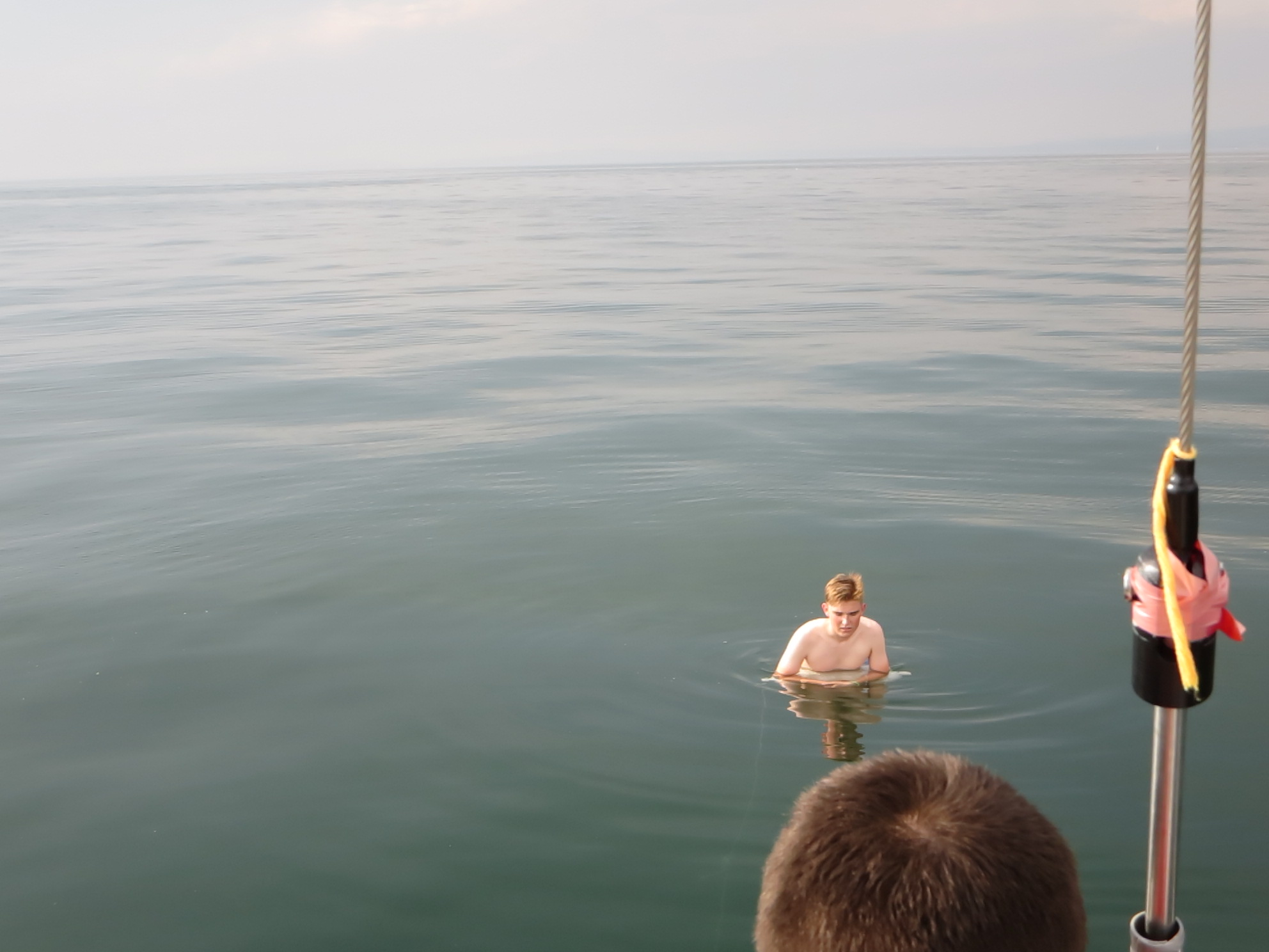 Schwimmen im offenen Bodensee