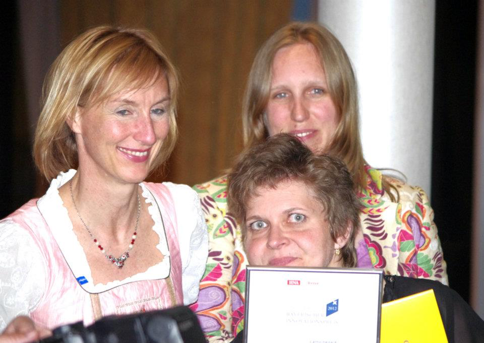Stephanie Steiner bei der Preisverleihung